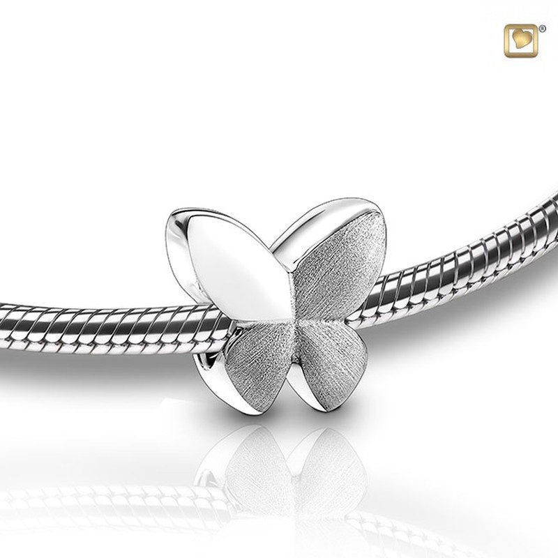 Treasure butterfly bedel zilver