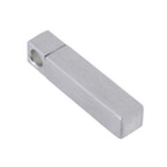 Hanger Staafje vierkant zilver incl. collier